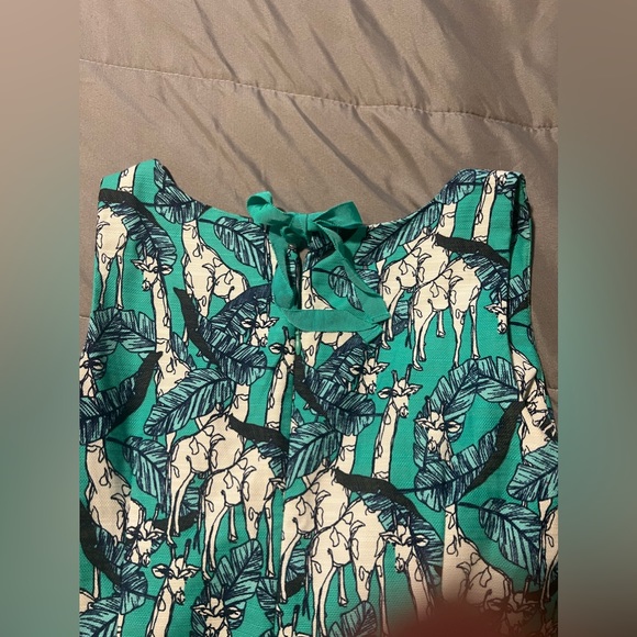 Talbots size 2 pieties giraffe print dress - Picture 5 of 5